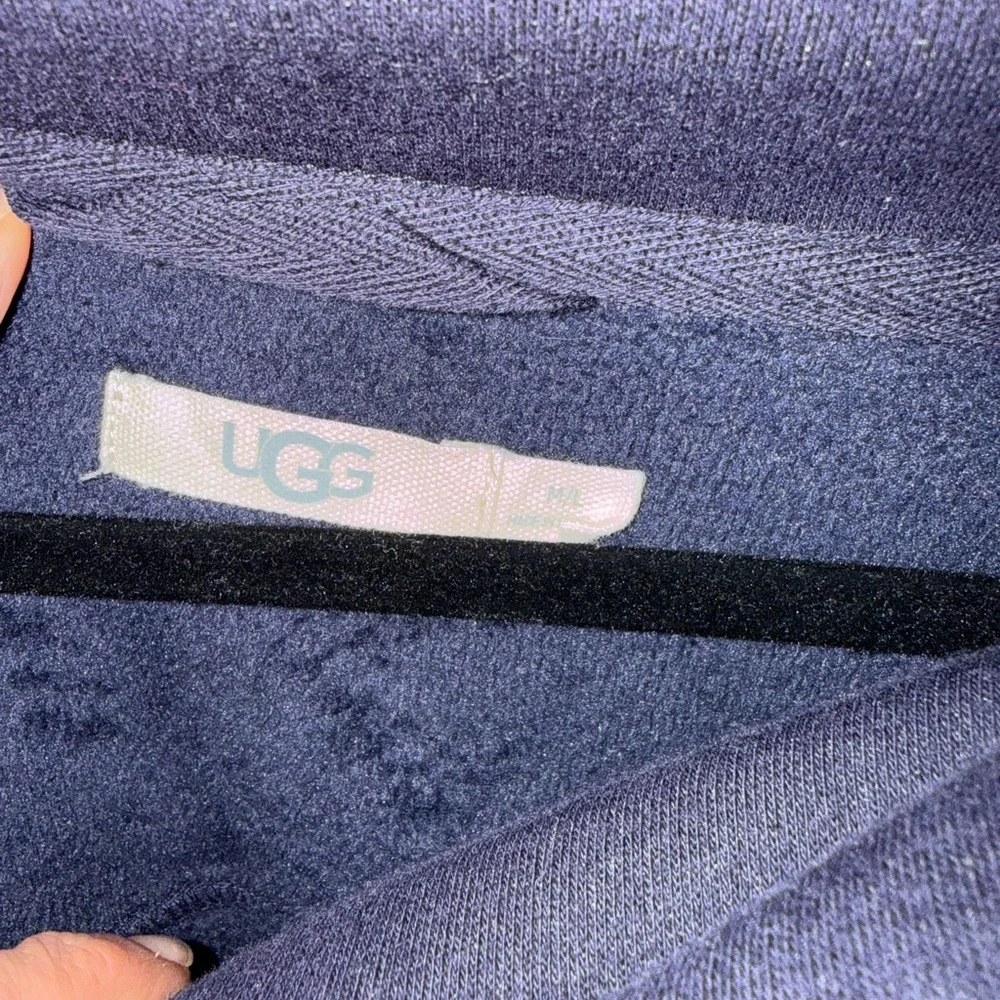UGG navy fleece sweatshirt poncho jacket oversized M L
